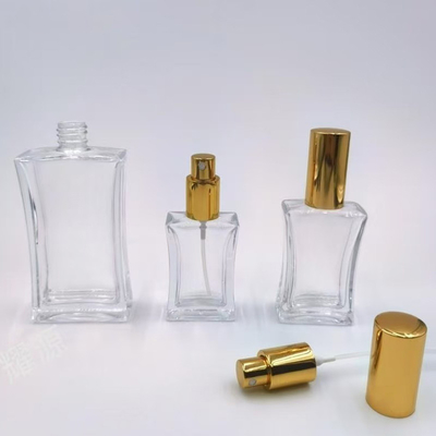 Προσαρμοσμένο 20ml 30ml & 50ml γυάλινο μπουκάλι με ψεκαστήρα αλουμινίου και πάνω από το καπάκι
