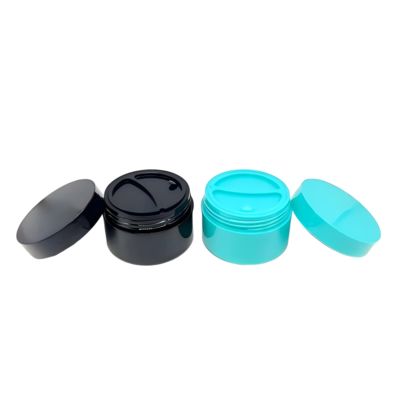 50+50g Matt PP πλαστικό βάζο κρέμας με κουτάλι και διπλό κέλυφος για συσκευασία καλλυντικών με προθεσμία 20 ημερών