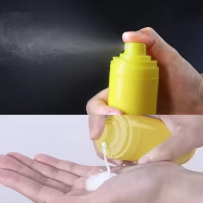 Νεαρό σχεδιασμό 50ml ανάποδα άνετο μπουκάλι για την περιποίηση του δέρματος καλλυντικά
