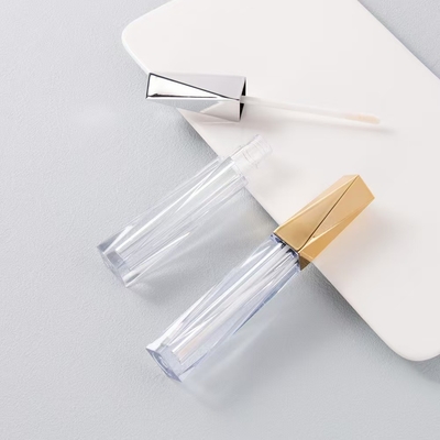4.5 ml Custom Color Lip Glaze Tube με Flocked Wand Applicator Ακανόνιστο σχήμα