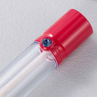 4ml πλαστικό λάστιχο χείλη σωλήνα με τρυπάνι καπάκι, προσαρμόσιμο χρώμα και τυπωμένο λογότυπο