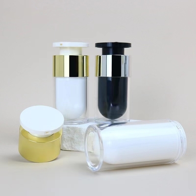 Άδειο Ακρυλικό Μπουκάλι 15ML 30ML 50ML Άδειο Κοσμετικό Κωνέλι Προσαρμοσμένα Χρώματα & Λογότυπο