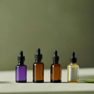 Προσαρμοσμένο κενό 10ML 30ML 50ML 100ML 500ML Essential Glass Flask