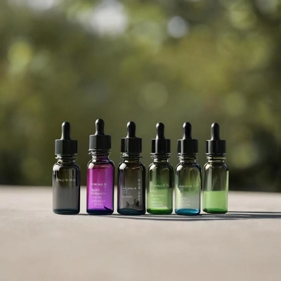 Προσαρμοσμένο κενό 10ML 30ML 50ML 100ML 500ML Essential Glass Flask