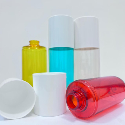 Διαφορετικά χρώματα 150ml πλαστικό μπουκάλι PET με κάλυμμα κάρτας 15mm