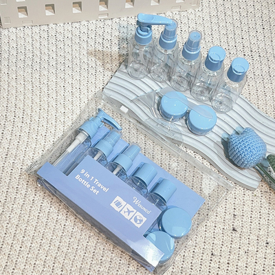 Ζεστό Στάμπλινγκ 50ml πλαστικό μπουκάλι για προσαρμοσμένο χρώμα δερματική περίθαλψη ταξιδιωτικό σύνολο