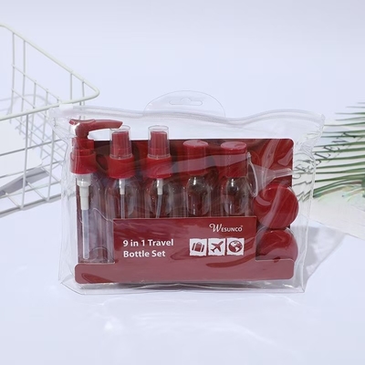 Πλαστικό κολάρο 50ml Προσαρμοσμένο ταξιδιωτικό σετ για βασικά προϊόντα περιποίησης δέρματος