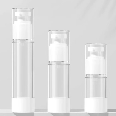 Μαζική παραγωγή 30 ml φιάλη αντλίας χωρίς αέρα με διάφορες προδιαγραφές πλαστικό υλικό βάσης
