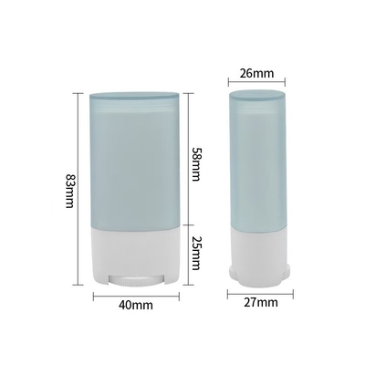 11g PP κενό κάτω γεμίζοντας αποσμητικό Stick Tube με κυλίνδρους υψηλής απόδοσης