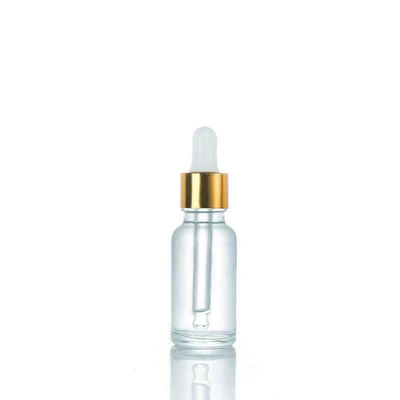 Χονδρικό 15ML 30ML 50ML γυάλινο μπουκάλι αιθέριου ελαίου κενή συσκευασία με καπάκι σταγονιδίου και γυάλινη πιπέτα