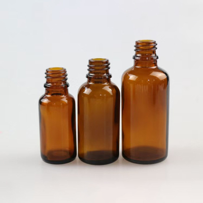 Χονδρικό 10ml 30ml 50ml 100ml Γυρισμένο γυάλινο μπουκάλι Amber YB
