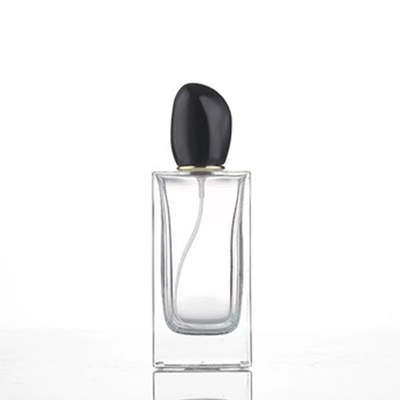 Hotsale 50ML & 100ML γυάλινο μπουκάλι ψεκαστήρα για το άρωμα κενό τετραγωνικό δοχείο αρωμάτων