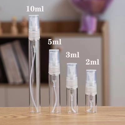 2ML 3ML 5ML & 10ML Κενό γυαλί για σπρέι αρωμάτων δοχείο δείγματος με πλαστικό ψεκαστήρα