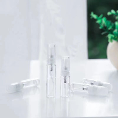 2ML 3ML 5ML & 10ML Κενό γυαλί για σπρέι αρωμάτων δοχείο δείγματος με πλαστικό ψεκαστήρα
