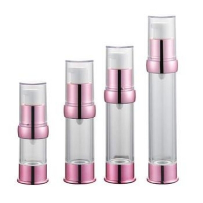 Rose Gold 30 ml UV Aluminum Airless Pump Flask που χρησιμοποιείται για εφαρμογή στην περιποίηση του δέρματος