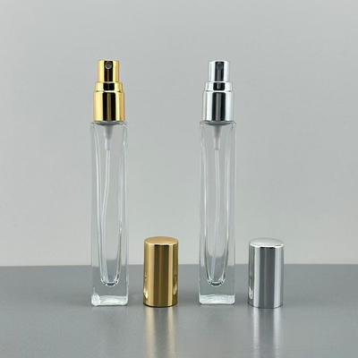 10ml γυάλινο μπουκάλι αρώματος προσαρμοσμένο με αντλία ψεκαστήρα και πάνω από το καπάκι