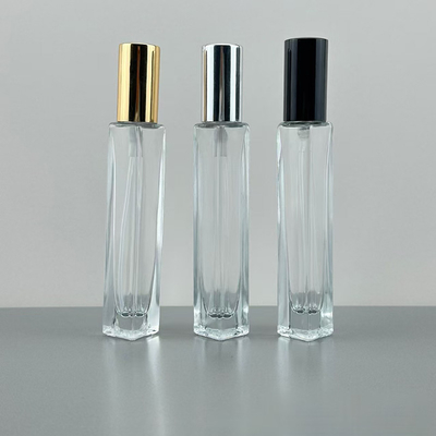 10ml γυάλινο μπουκάλι αρώματος προσαρμοσμένο με αντλία ψεκαστήρα και πάνω από το καπάκι