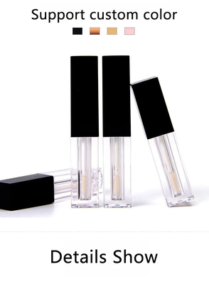 1.2 ml χωρητικότητα πλαστικό τετραγωνικό σχήμα κενό λαμπτήρα χείλη σωλήνα δοχείο για συσκευασία