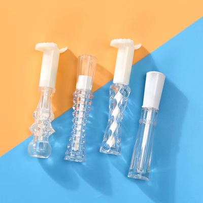2.4ml Κενός Λιπαρός Λιπ Γκόλς Τύπος Ακανόνιστος Πλαστικός Για Κοσμετικά Περιεκτικά