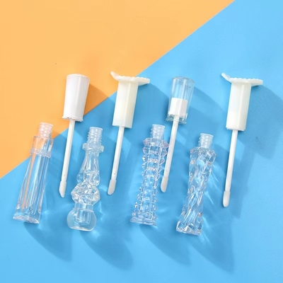 Ζωηρά χρώματα Προσαρμοσμένα 2.4 ml Χωρίς λαμπτήρα χειλιών σωλήνα δοχείο για καλλυντικά