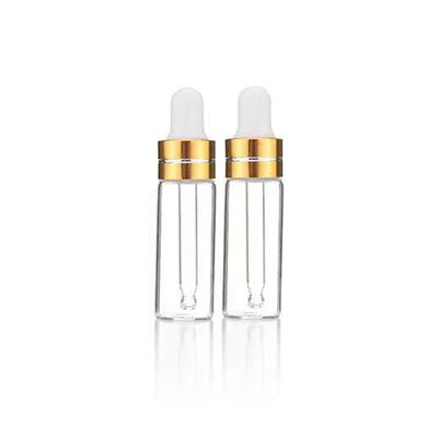 Φιαλάκι σταγονίδια αιθέριας ύλης από γυαλί κεχριμπάρι 10 ml με καπάκι με βίδα