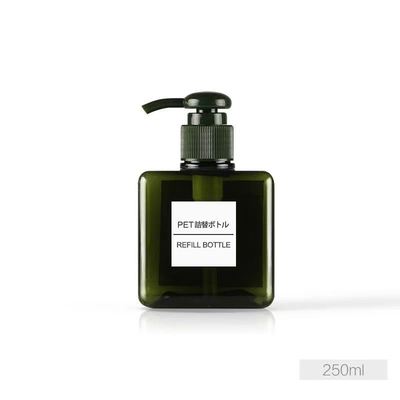 Χονδρική Τετράγωνη Φιάλη Λοσιόν PETG με Κεφαλή Αντλίας για Καλλυντικά Προϊόντα - MOQ 10000 τεμάχια