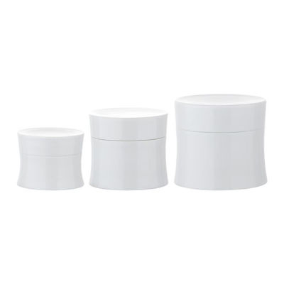 Unique Design UV Coating Plastic Cream Jar with Screw Lid for Personal Skin Care Packaging