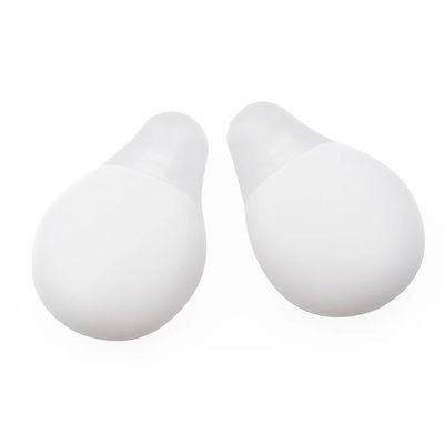 15g White PE Ball Shape Lip Gloss Tube with Customized Color and Chemical Resistance