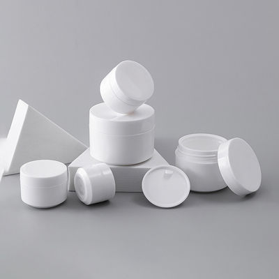 5g 10g 15g 30g 50g Διπλό τοίχωμα PP πλαστικό επαναγεμιστέα προσωπική φροντίδα Κρέμα καλλυντικών βάζο με εκτύπωση με μεταξένια οθόνη