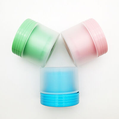 Χονδρικής πώλησης 80g PP Ματ Χρώμα Διπλό Κέλυφος Βάζο Κρέμας για Συσκευασία Καλλυντικών Premium