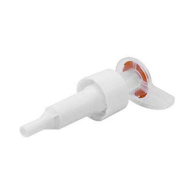 Πλαστική αντλία λοσιόν με πολλαπλά μεγέθη 24mm 28mm, σχεδιασμός στεγανοποίησης κατά της διαρροής και προσαρμοσμένο μήκος σωλήνα για φιάλες υγρού σαπουνιού