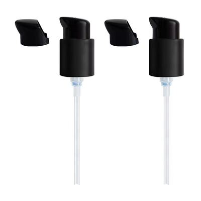 Σχεδιασμός με μισό κάλυμμα 18mm 20mm 24mm πλαστική αντλία διανομής κρέμας - αντλία καλλυντικών ασφαλείας για οικιακή και σαλόνι