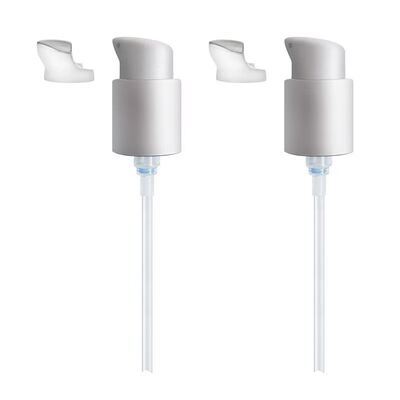 Σχεδιασμός με μισό κάλυμμα 18mm 20mm 24mm πλαστική αντλία διανομής κρέμας - αντλία καλλυντικών ασφαλείας για οικιακή και σαλόνι