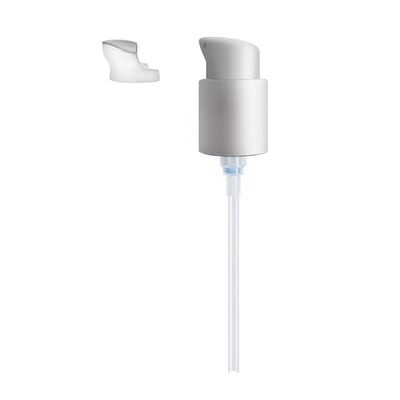 Σχεδιασμός με μισό κάλυμμα 18mm 20mm 24mm πλαστική αντλία διανομής κρέμας - αντλία καλλυντικών ασφαλείας για οικιακή και σαλόνι