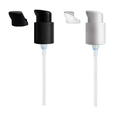 Σχεδιασμός με μισό κάλυμμα 18mm 20mm 24mm πλαστική αντλία διανομής κρέμας - αντλία καλλυντικών ασφαλείας για οικιακή και σαλόνι