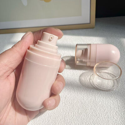 Wholesales 15ml 30ml 50ml Inverted Plastic Airless Bottles with Sprayer /Cream Pump