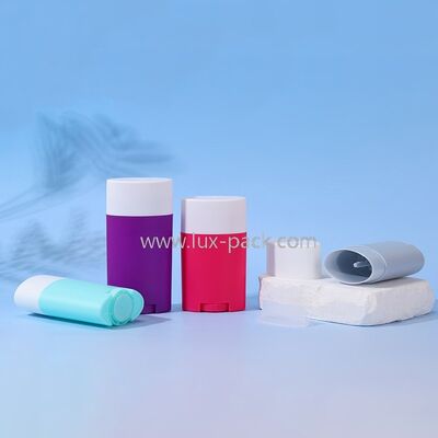 Υλικό PP 35g 50g 70g Άδειο αποσμητικό μπαστούνι με μεταξένια εκτύπωση και θερμή γραμματοσήμανση για εξατομικευμένη συσκευασία