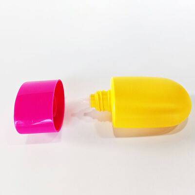 50 ml μπουκάλι αντηλιακού με βρόχο με καπάκι με διαρροή και προσαρμόσιμες επιλογές για καλλυντική χρήση