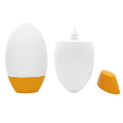 50 ml Custom Colors Leak- Proof Cosmetic Plastic Flask για περιέκτη αντηλιακού και κρέμας