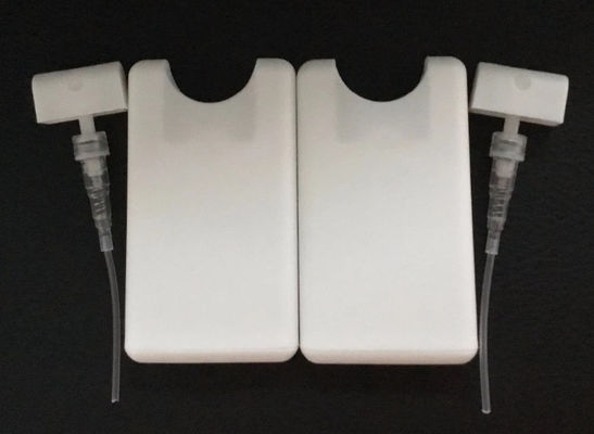 Λευκό Χρώμα Αντλία Αρώματος Ψεκαστήρας 20ml Πλαστικό Υλικό Μπουκάλι Ψεκασμού Πιστωτικής Κάρτας