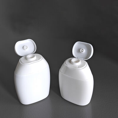 Σχεδιασμός Flip Top Cap 40ml 60ml HDPE καλλυντικό μπουκάλι με προσαρμόσιμα σχήματα για σαμπουάν και φροντίδα του δέρματος