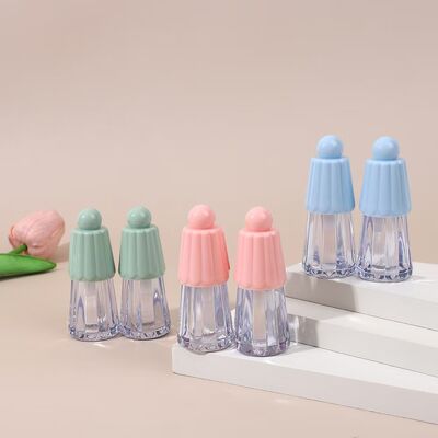 Χονδρικό 4.5 ml Φιλικό προς το περιβάλλον πλαστικό ομπρέλα τύπου λαμπτήρα χειλιών Tube Stick για προϊόντα φροντίδας χειλιών
