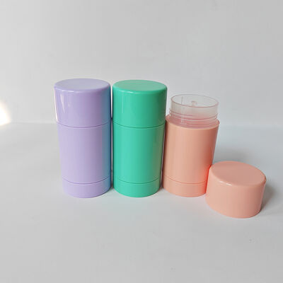 Wholesales 30g 50g 75g &100g Plastic PP Cylinder Deodorant Stick Tube